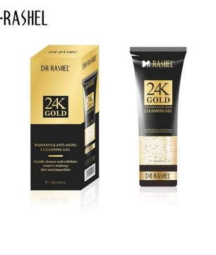 Dr. rashel 24k gold radiance & anti-aging cleansing gel - 100ml