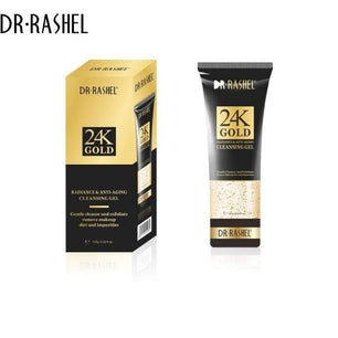 Dr. rashel 24k gold radiance & anti-aging cleansing gel - 100ml