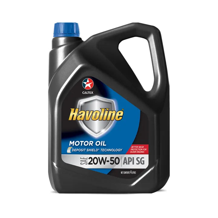 havolineâ®  motor oil sae 20w-50 - 4 ltr