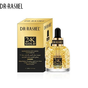 Dr. rashel 24k gold radiance & anti-aging eye serum - 30ml