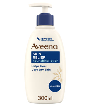 Aveeno, Body Lotion, Skin Relief, Nourishing Shea Butter, 300Ml