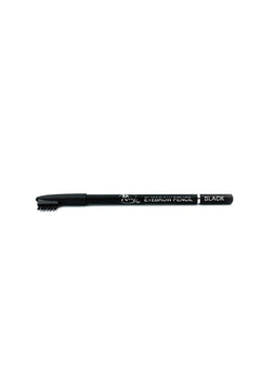 Rivaj black with brush eyebrow pencil