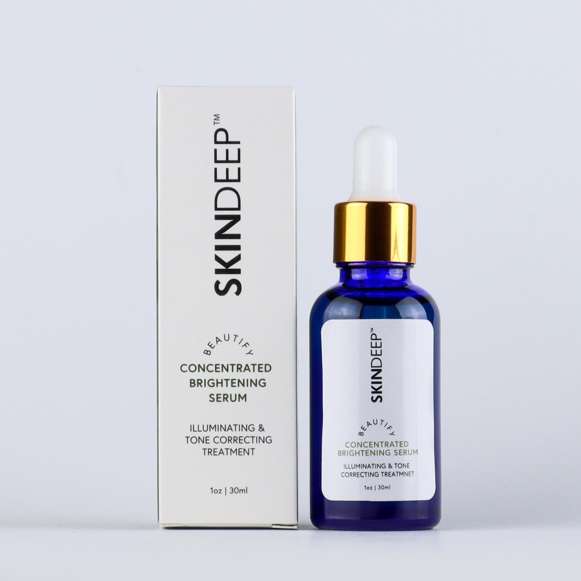 Skin deep concentrated brightening serum - illuminating and tone correcting treatment