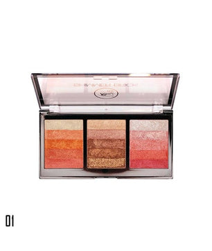 Rivaj #1 Shimmer Brick Highlighter Pallette