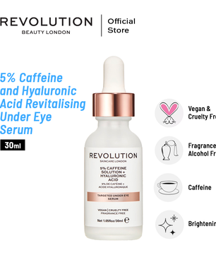 Makeup revolution target under eye serum 5% caffine 30ml