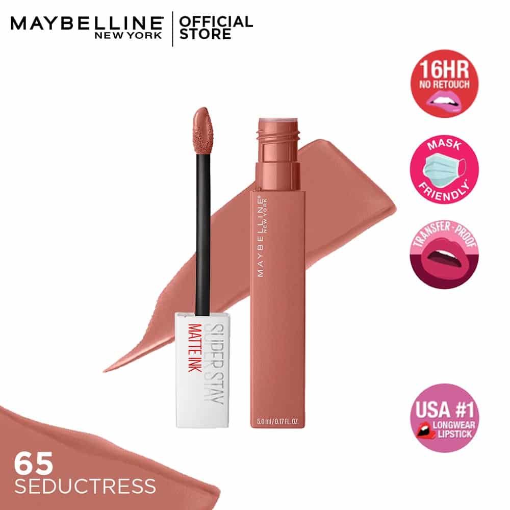 Maybelline New York SuperStay Matte Ink, Liquid Lipstick, City Edition,  Originator, 0.17 Ounce