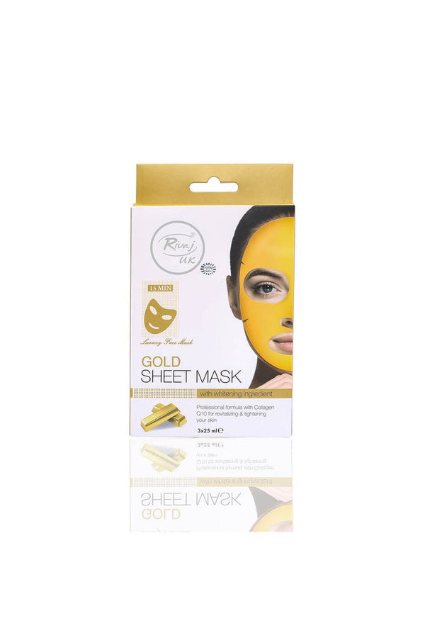 Gold sheet mask