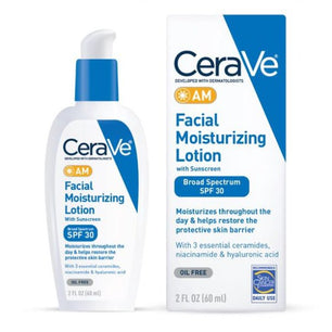 Cerave Facial Moisturizer Lotion Am 2 Oz