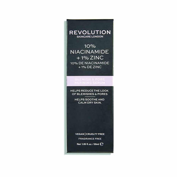 Revolution skincare 10% niacinamide + 1% zinc blemish & pore refining serum 30ml
