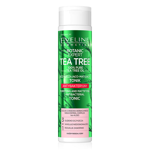 Botanic Expert 100% Tea Tree Oil Purifying & Mattifying Antibacterial Tonic 225ml