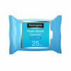 Neutrogena, Makeup Remover Wipes, Hydro Boost Cleansing, Face, Pack Of 25 Wipes