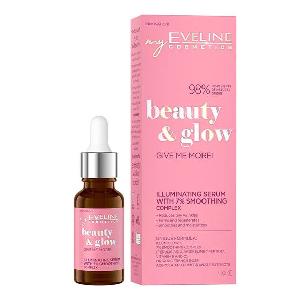 Eveline Beauty & Glow Illumi Serum with 7% Smoothing Complex 18ml