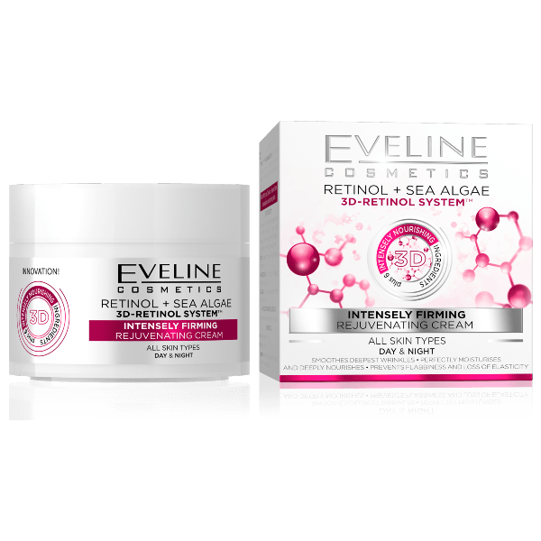 Eveline Retinol + Sea Algae 3D Retinol System Intensely Firming Rejuvenating Day&Night Cream