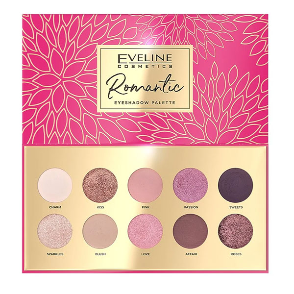 Eveline Eyeshadow Palette 10 Color Romantic