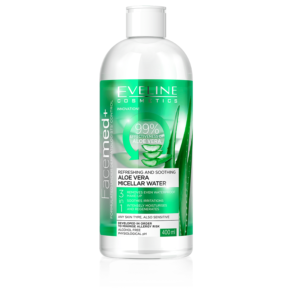 FaceMed_Aloevera micellar water 400 ml