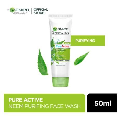 Garnier skin active neem purifying face wash 50ml