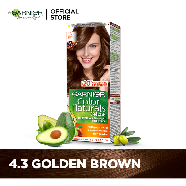 Garnier color naturals - 4.3 golden brown hair color