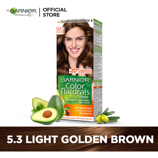 Garnier color naturals 5.3 light golden brown hair color