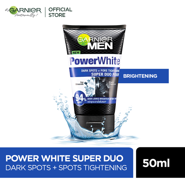 Garnier men power white super duo foam 50 ml