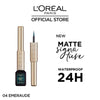 Loreal Paris Matte Signature Liquid Eyeliner - 04 Emeraude