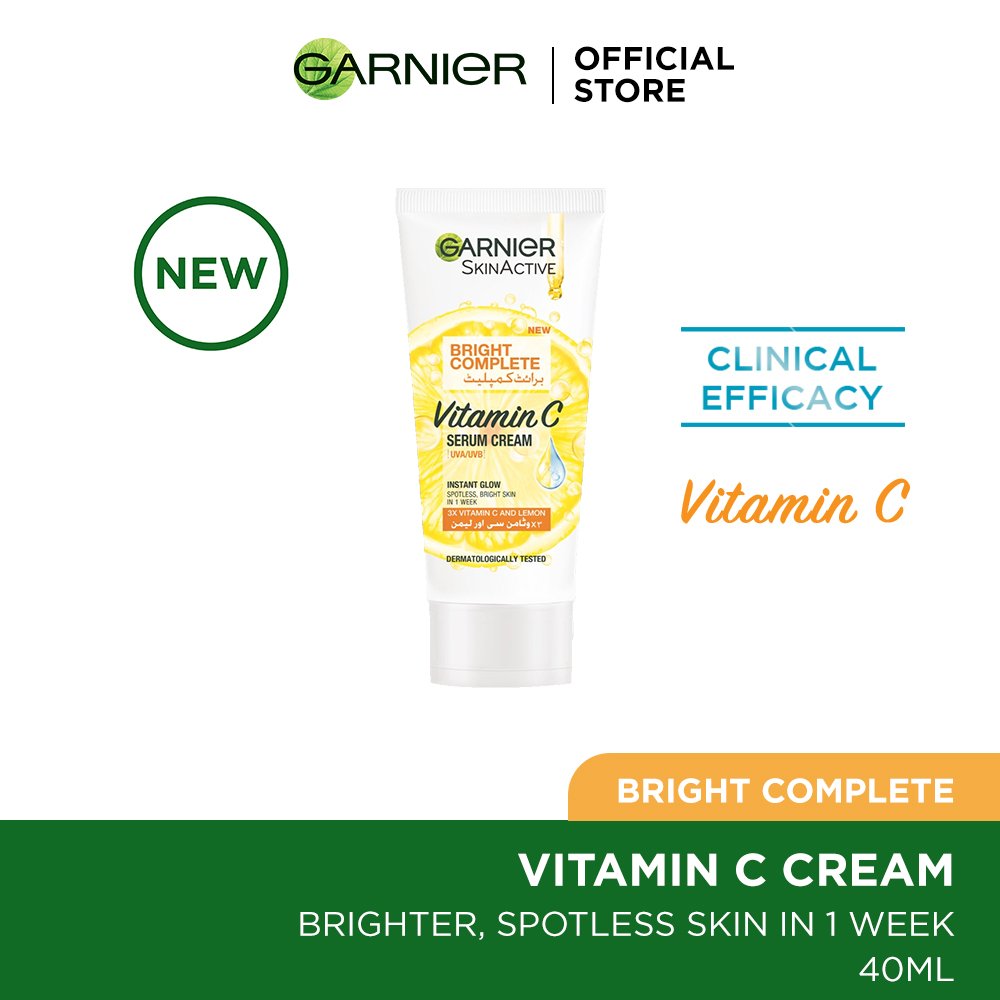 Garnier skin active bright complete cream 40ml - for brighter skin