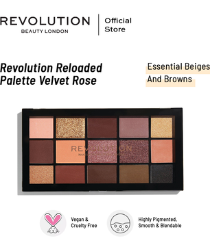 Makeup revolution re-loaded palette velvet rose
