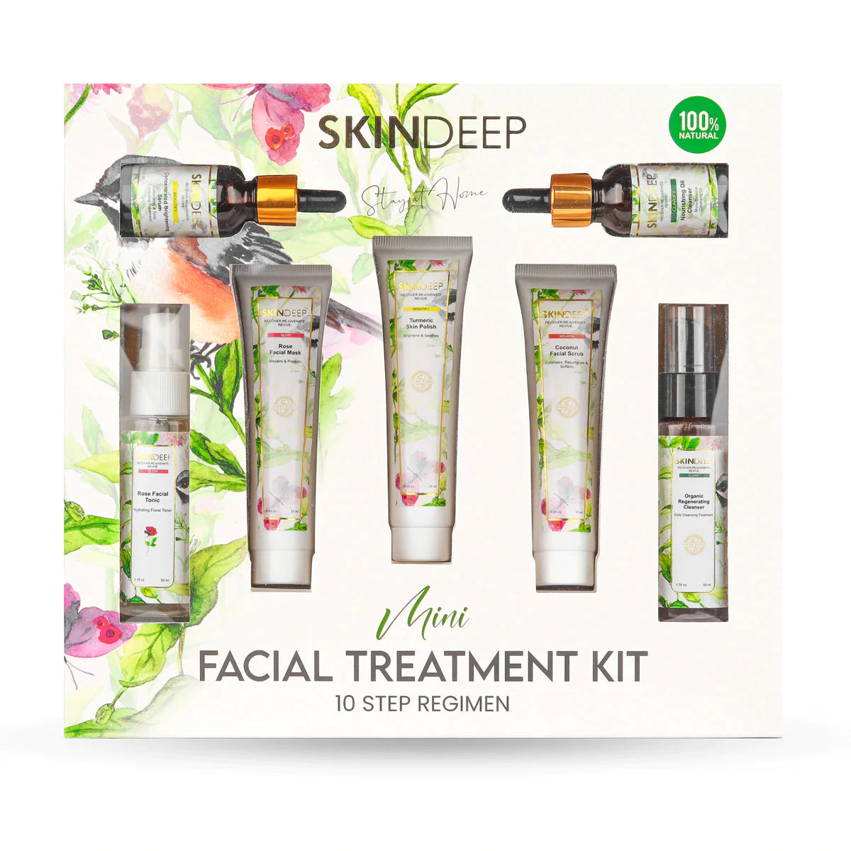 Skin deep mini facial treatment kit
