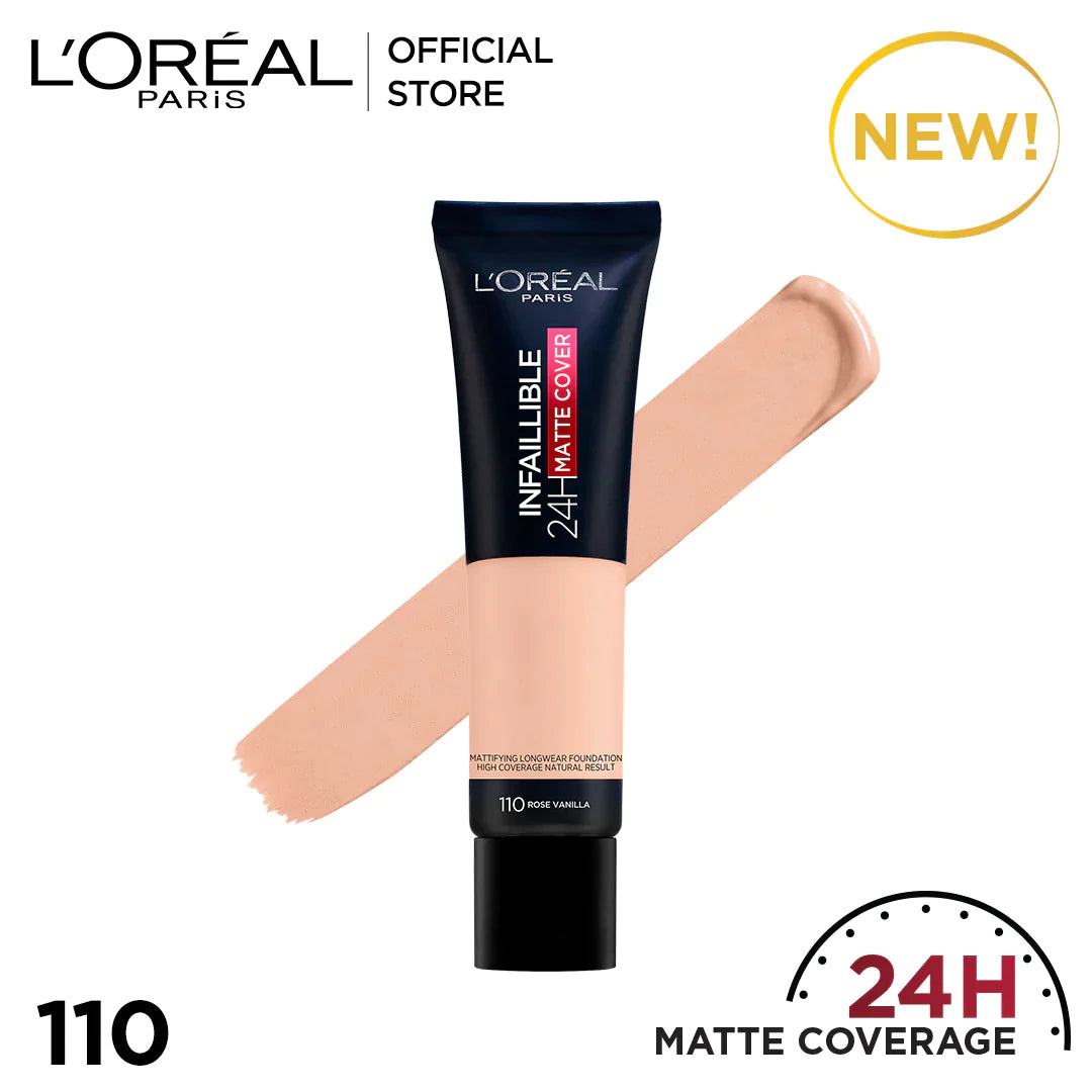 LOREAL PARIS INFALLIBLE 24H MATTE COVER FOUNDATION 30ml