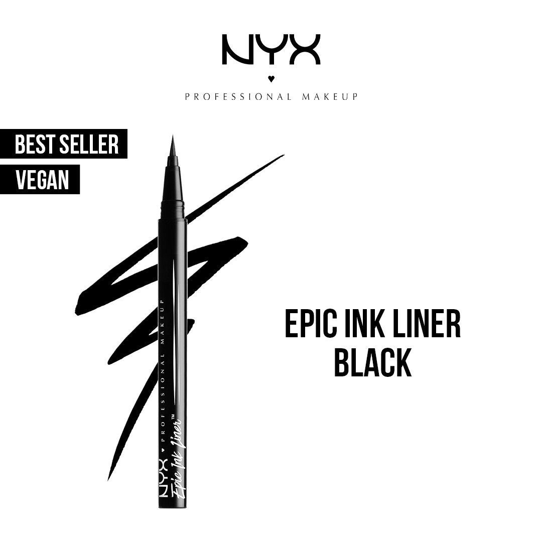Nyx Professional Makeup Black Eyeliner - Epic Ink Liner Black