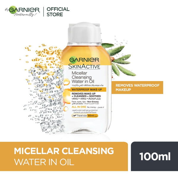 Garnier skin active micellar makeup cleansing water in oil 100 ml