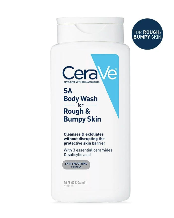 Cerave Sa Body Wash For Rough & Bumpy Skin 10 Oz