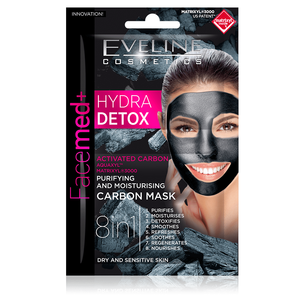 Hydra Detox - Purifying And Moisturising Carbon Mask - 2x5 ml