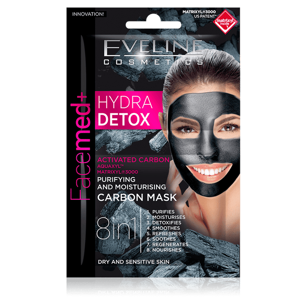 Hydra Detox - Purifying And Moisturising Carbon Mask - 2x5 ml