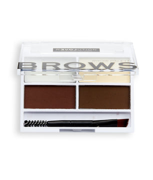 Relove by revolution revolution relove colour cult brow palette dark