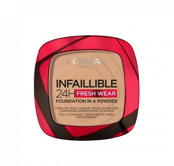 Loreal Paris Infaillible 24Hr Fresh Wear Face Powder Foundation - 140 Golden Beige